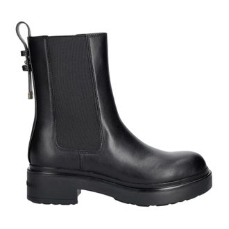 A|X Armani Exchange Chelsea boots met elastische inzetstukken - Dames - Schoenen - Zwart - Maat: 36 EU Leer