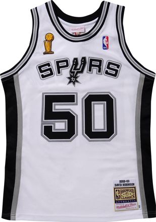 Mitchell & Ness x NBA San Antonio Spurs Finals 2002-03 Jersey David Robinson 50 AJY44948-SAS02DRBWHIT