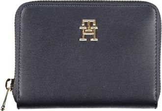Tommy Hilfiger Blauwe Polyethyleen Portemonnee - Dames - Portefeuilles - Blauw - ONE Size - Accessoires