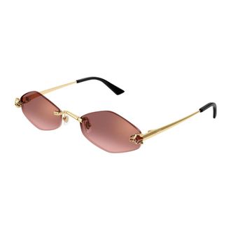 Cartier Sunglasses, female, Yellow, Size: 55 MM Panthère Classic Sunglasses