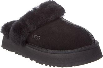 UGG Disquette Suede & Shearling Slipper