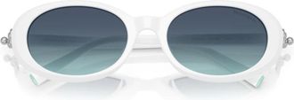 Tiffany & Co. Sunglasses, unisex, White, Size: 54 MM Tf4242D Sunglasses