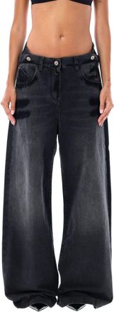 The Attico Double Waist Jeans