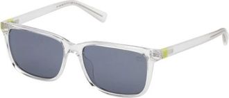 Timberland Rechthoekige Zonnebril - unisex - Zonnebrillen - Grijs - 53 MM - Accessoires