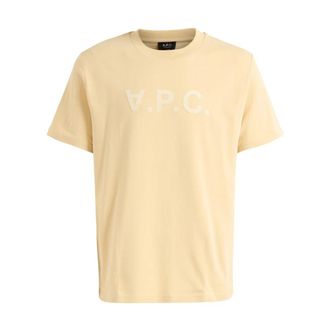 A.P.C. T-Shirts, male, Yellow, Size: XL T-Shirt Standard Grand VPC