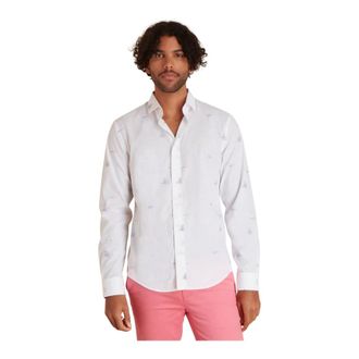 Vicomte A Heren, Blouses & Shirts, Wit, Maat: L