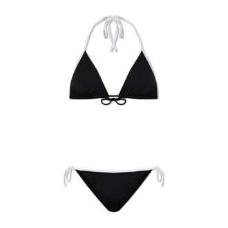 Balmain Bikinis, female, Black, Size: 2XS Two-Piece Swimsuit