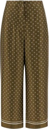 Max Mara Mst Ottelia Pants - Dames - Straight fit broeken - Groen - XL - Broeken