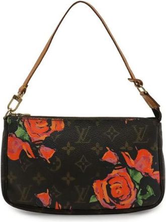 Louis Vuitton Pre-owned Monogram Rose Pochette - Dames - Vintage Handtas - Bruin - ONE Size - Vintage