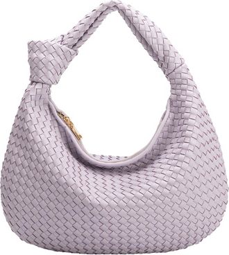 Melie Bianco Womens Woven Purse In Lavender