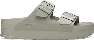 Birkenstock Stijlvolle Sandalen voor Zomeroutfits - Dames - Sandalen - Groen - 38 EU - Leer - Schoenen