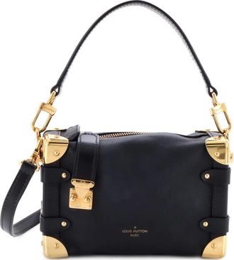 Louis Vuitton Side Trunk Handbag Taurillon Leather PM shoulder bag - Zwart