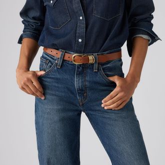 Levi's Lyla Ring Belt - Womens - 100 - Brown