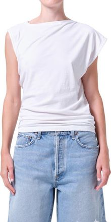 A Gold E Beth Asymmetric Top in White at Nordstrom, Size X-Large