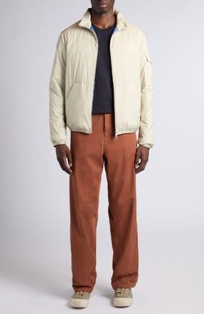 Moncler Breezes Short Padded Jacket in Oyster Gray at Nordstrom, Size 4