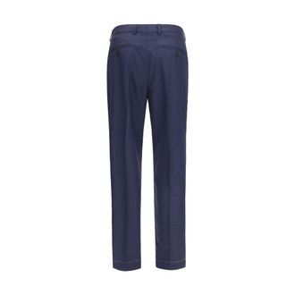 Brunello Cucinelli Mens Blue Wool Oves Aries Dress Pants