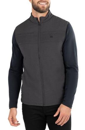 Travis Mathew Apex Flex Stretch Vest in Heather Black at Nordstrom Rack, Size Xx-Large
