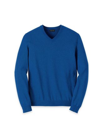 Paul Fredrick Supima Cotton V-neck Sweater