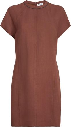 Brunello Cucinelli Trim-detail Mini Dress