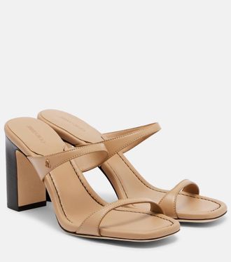 Jimmy Choo London Mules Lucian de piel