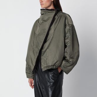 Frankie Shop Brown/olive green reversible jacket