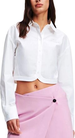 Karl Lagerfeld Mujer, Blusas y Camisas, Blanco, Talla: M