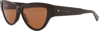 Bottega Veneta Womens Bv1319s 56Mm Sunglasses