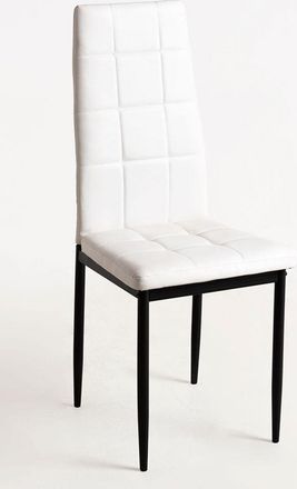 Regalos Miguel Regalos Miguel - Packs Sillas Comedor - Pack 4 Sillas Lan Polipiel - Blanco