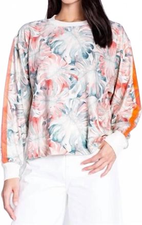 PJ Salvage Tropic Like Its Hot Lounge Top In Ivory