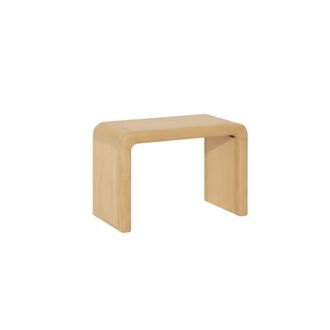 Wabi Home Mesa auxiliar de madera maciza 60x35cm