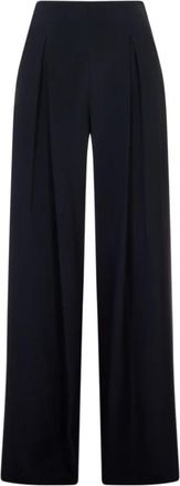 Max Mara Broeken, Dames, Blauw, M, Palude Wijde Broek