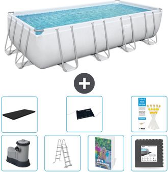 Bestway Piscina Bestway Power Steel Rectangular - 549x274x122 Cm - 8-piezas S543