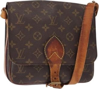 Louis Vuitton Pre-owned Cross Body Bags, female, Brown, Size: ONE SIZE Pre-owned Canvas Cross Body Bag