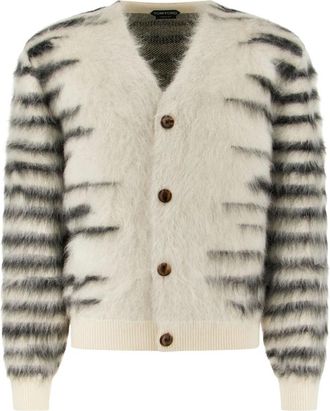 Tom Ford Mohair en Wol Vest - Heren - Vesten - Veelkleurig - XL - Wol - Truien & Vesten