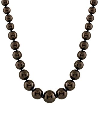 Splendid Pearls Silver 6-12mm Shell Pearl Necklace