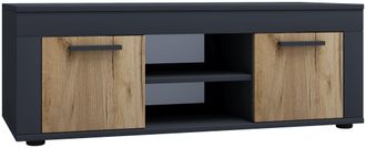 ebuy24 Ebuy24 - Muebles De Tv Vcm Lowboard Estante De Tv Dimensiones Al. 37 X An. 102 X P. 45 Cm Muebles Fernseh - Usilo L (antracita / Roble De Miel)