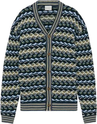 Dr&ocirc;le de Monsieur Cardigan con bottoni - - Knitwear - Uomo - Blu - L
