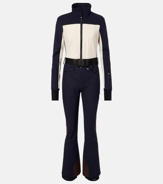 Moncler Logo belted ski suit