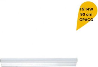 Trade Shop Trade Shop Traesio - Trade Shop - Plafoniera Led Neon T5 Sotto Pensile Tubo Vetro Opaco 14 Watt 90 Cm T5-90