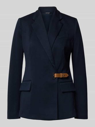 Lauren Ralph Lauren Blazer mit Reverskragen in Marine, Gr&ouml;&szlig;e 38