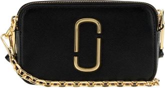 Marc Jacobs Black The Snapshot Mini Crossbody Bag