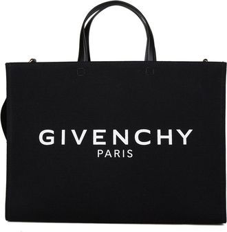 Givenchy Black Cotton Tote Womens Bag
