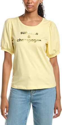 Ichi Ihlamyna Puff Sleeve T-Shirt