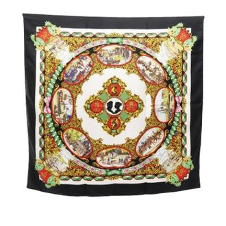 Herm&egrave;s Pre-owned Scarves, female, Multicolor, Size: ONE SIZE Pre-owned LEntente Cordiale Scarf