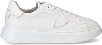 Philippe Model Temple Low-Top Sneakers - Heren - Sneakers - Wit - 47 EU - Katoen - Schoenen