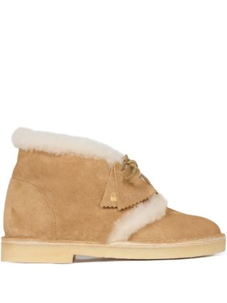 Sandro x Clarks Originals desert boots - Bruin