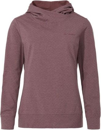 Vaude Tuenno Pullover Hoodie f&uuml;r Damen | lila/braun
