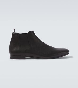 Prada Leather Chelsea boots