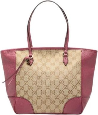 Gucci Pre-owned Bree Tote Bag - Dames - Vintage Shopper - Veelkleurig - ONE Size - Leer - Vintage