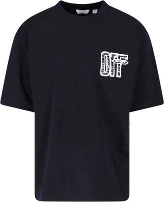 Off-white T-Shirt Logo Motion Arrow Skate